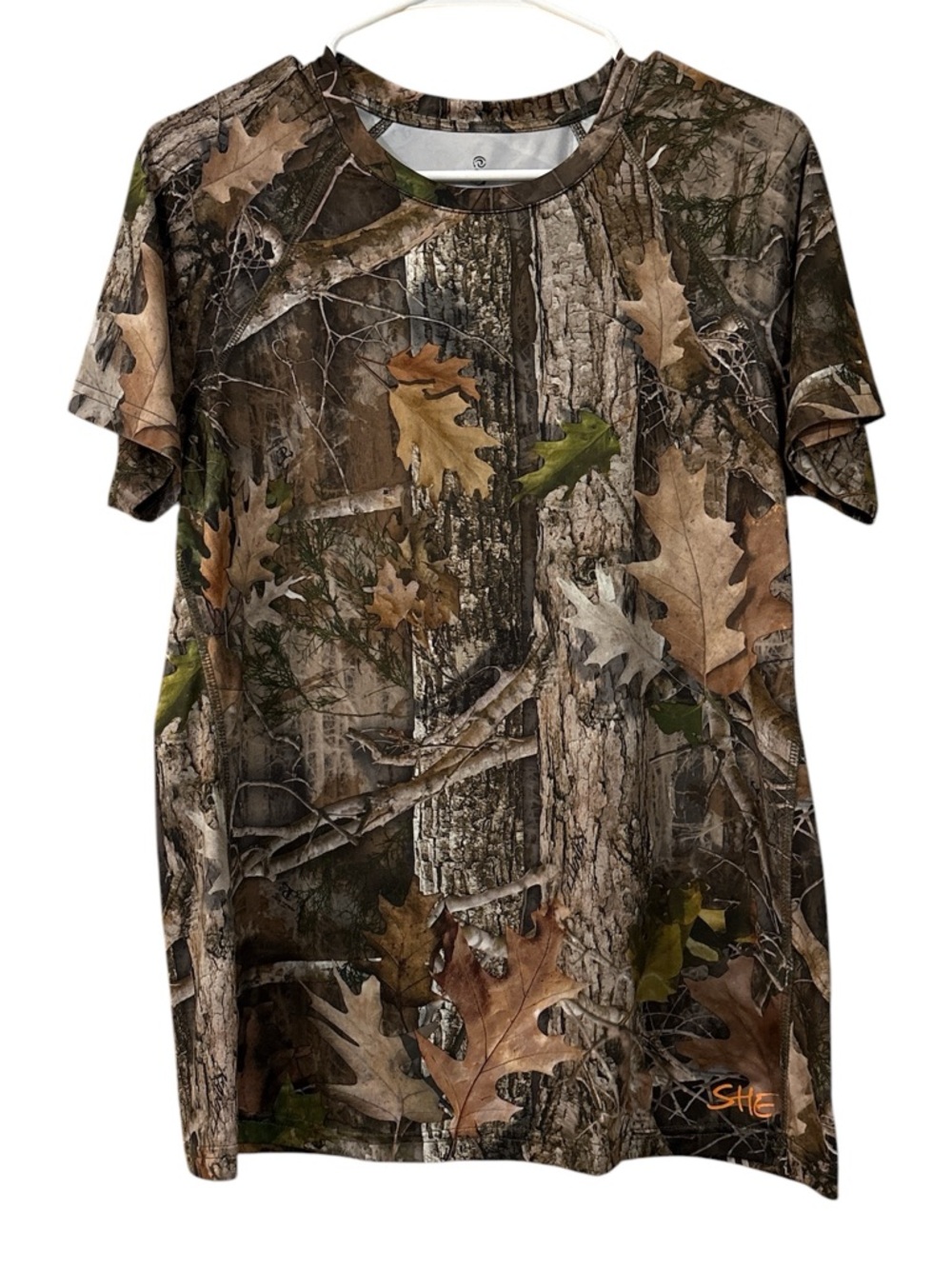 Short Sleeve Camouflage Tee - Brown/Green
